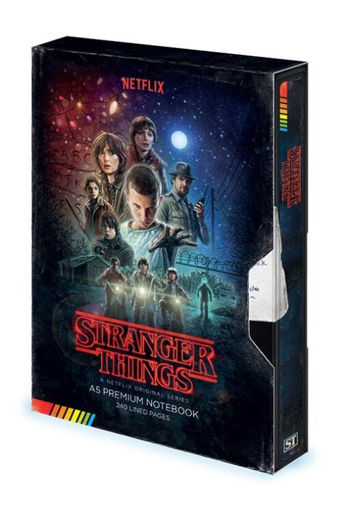Stranger Things Premium Agenda A5 Vhs (s1) Pyramid International