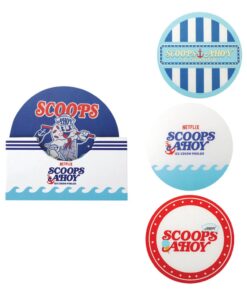 Stranger Things Scoops Ahoy Sottobicchiere 4-pack Cinereplicas