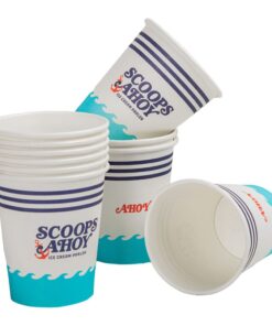 Stranger Things Set Di 24 Paper Cups Scoops Ahoy Cinereplicas