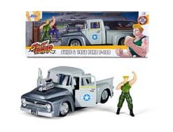 Street Fighter Diecast Model 1/24 1956 Ford Pickup Guile Jada Toys