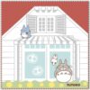 Studio Ghibli Mini Asciugamano My Neighbor Totoro Satsuki & Mei's House 25 X 25 Cm Marushin