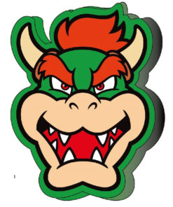 Super Mario Bros Bowser 3d Cuscino Nintendo