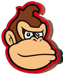 Super Mario Bros Donkey Kong 3d Cuscino Nintendo