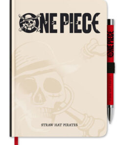 TACCUINO A5 + PENNA PROIETTORE ONE PIECE ANIME ONE PIECE - CANCELLERIA/SCUOLA