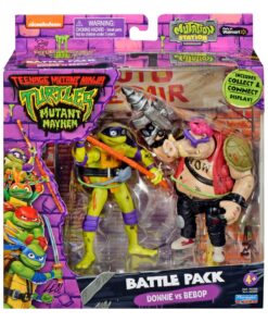 Tartarughe Ninja Action Figures Donatello Vs. Bebop 11 Cm Playmates