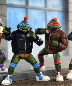 Tartarughe Ninja (cartoon) Action Figures 4-pack Punk Turtles 18 Cm Neca