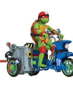 Tartarughe Ninja: Mutant Mayhem Action Figura Raphael & Scooter Con Sidecar 11 Cm Playmates