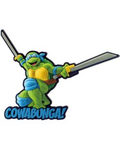 Tartarughe Ninja Soft Touch Magnet Leonardo Con Figura Int.