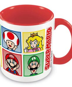 TAZZA SUPER MARIO RED INNER NINTENDO - GADGET