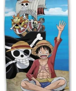 TELO MARE COTONE ONE PIECE MONKEY D.LUFFY 70X140CM ANIME - ACCESSORI