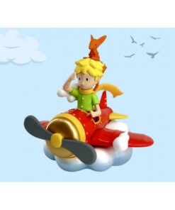 The Little Prince Figura Little Prince & Fox On The Plane 7 Cm Plastoy