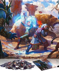 The Witcher-Geralt & Triss 1000  Pezzi Puzzle Puzzle 68 x 48 cm Glp