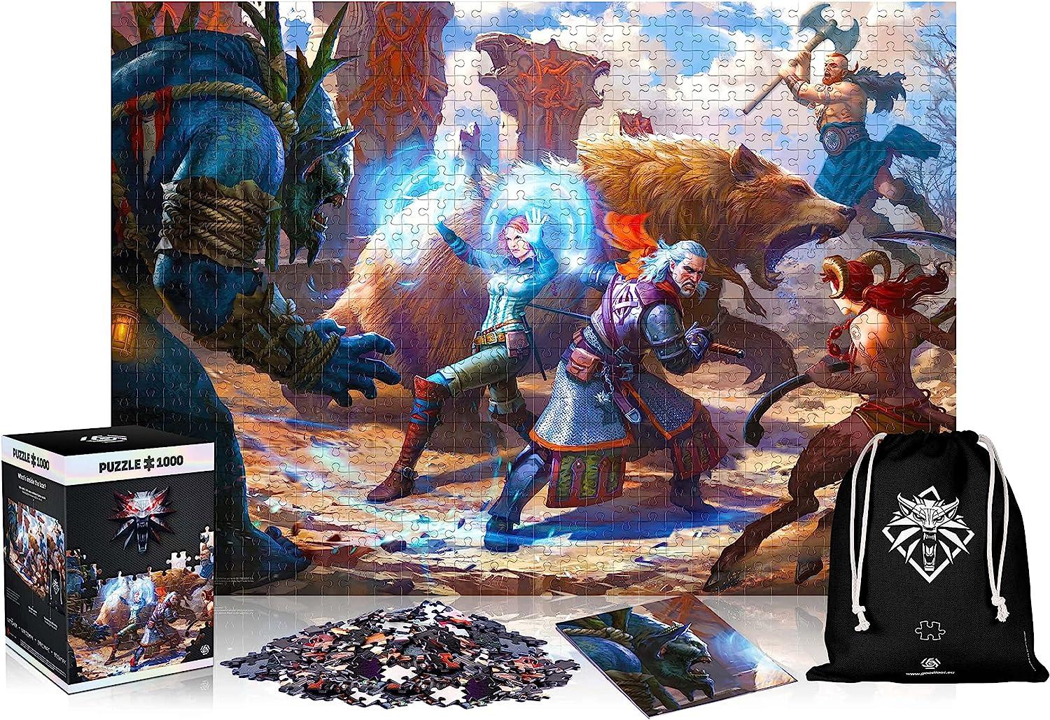 The Witcher-Geralt & Triss 1000  Pezzi Puzzle Puzzle 68 x 48 cm Glp