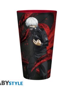 TOKYO GHOUL - Large Glass - 400ml - Kaneki & Mask - box
