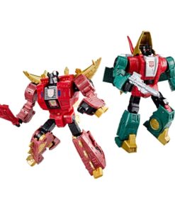 Transformers Age Of The Primes Leader Class Action Figura G2 Universe Dinobots Snarl & Slug 19 Cm Hasbro
