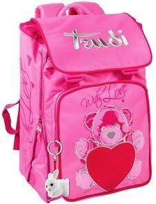Trudi 60840 Zaino Estensibile Fucsia 44 Cm con Portachiavi