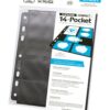 Ultimate Guard 14-Pocket Compact Pages Standard Size & Mini American Black (10) Ultimate Guard