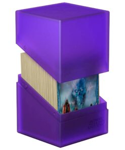Ultimate Guard Boulder Deck Case 100+ Standard Size Amethyst Ultimate Guard