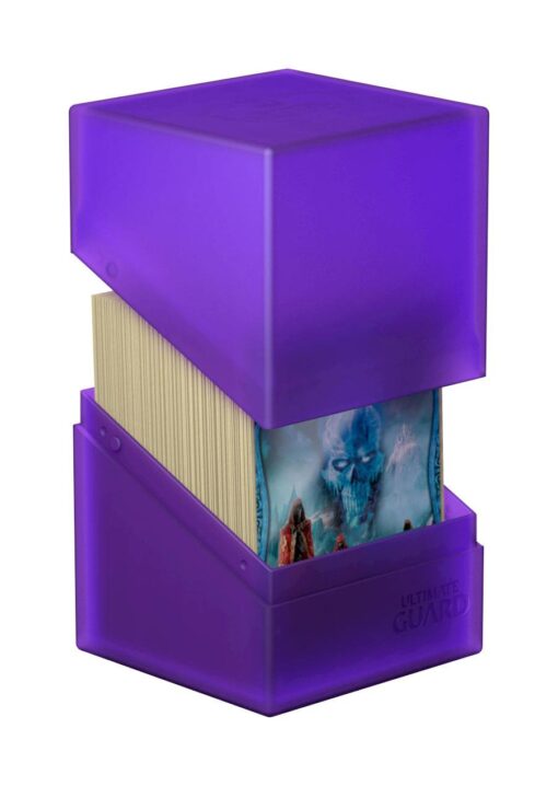 Ultimate Guard Boulder Deck Case 100+ Standard Size Amethyst Ultimate Guard