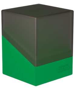 Ultimate Guard Boulder Deck Case 100+ SYNERGY Black/Green Ultimate Guard