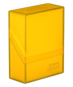 Ultimate Guard Boulder Deck Case 40+ Standard Size Amber Ultimate Guard