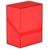Ultimate Guard Boulder Deck Case 60+ Standard Size Ruby Ultimate Guard