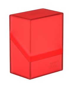 Ultimate Guard Boulder Deck Case 60+ Standard Size Ruby Ultimate Guard
