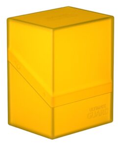 Ultimate Guard Boulder Deck Case 80+ Standard Size Amber Ultimate Guard