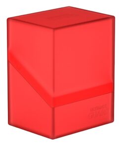 Ultimate Guard Boulder Deck Case 80+ Standard Size Ruby Ultimate Guard