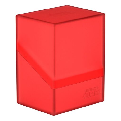 Ultimate Guard Boulder Deck Case 80+ Standard Size Ruby Ultimate Guard