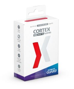 Ultimate Guard Cortex Sleeves Standard Size Matte Red (100) Ultimate Guard