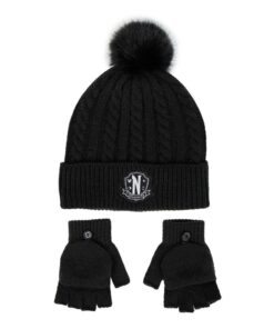 Wednesday Berretto & Guanti Set Nervermore Cerdá