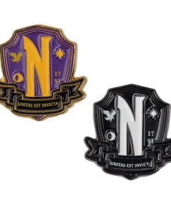 Wednesday Pins 2-Pack Nevermore Academy Cinereplicas