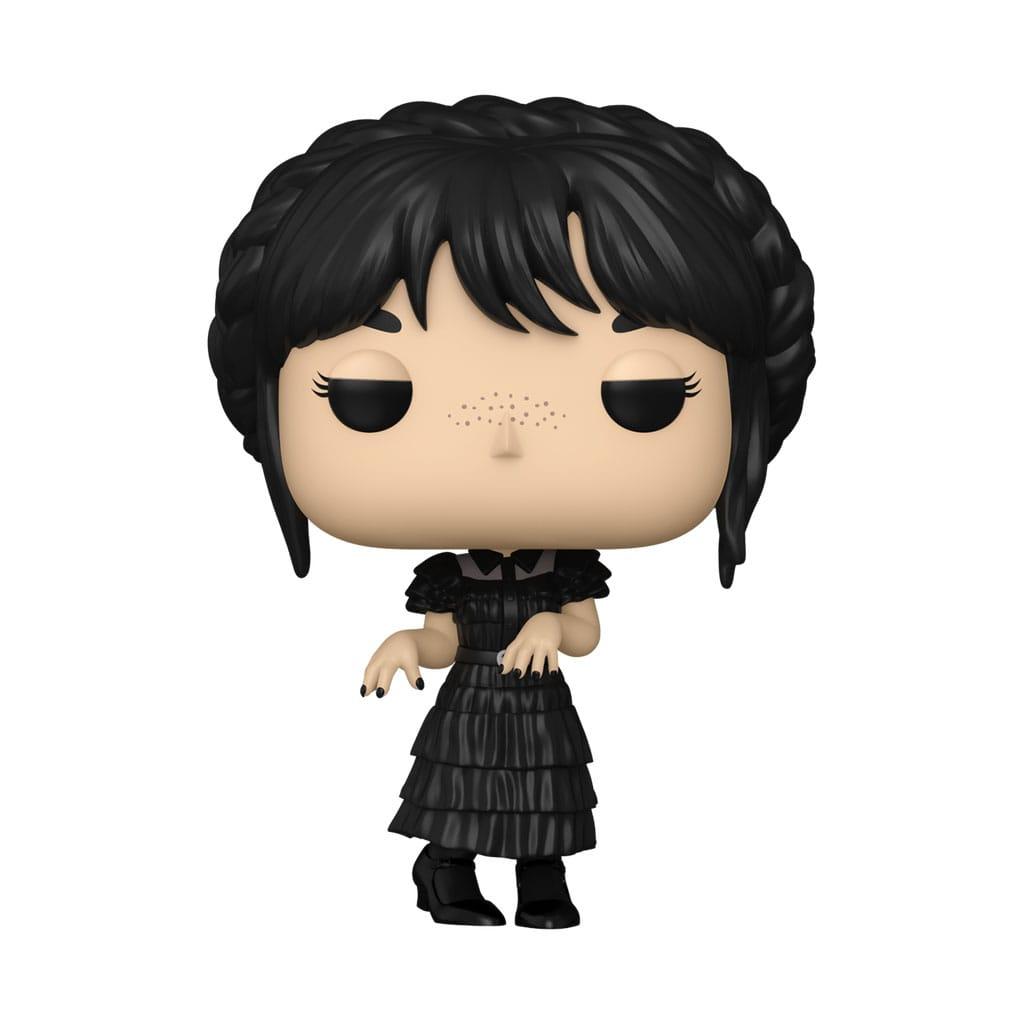 Wednesday Pop! Tv Vinile Figura Wednesday Dancing 9 Cm Funko Scatola Rovinata