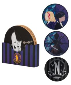 Wednesday Sottobicchiere 4-pack Cinereplicas