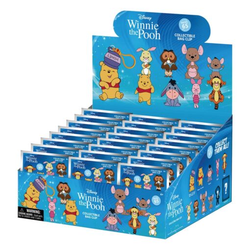 Winnie The Pooh 3d Foam Bag Clips Series 2  Con Figure Int.