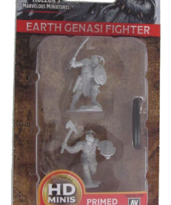 Wizkids D&d Nolzur Mum Earth Genasi Male Fighter Gioco Di Ruolo