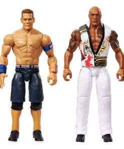 WWE Main Event Showdown Action Figures The Rock Final Boss Vs John Cena 2-Pack 15 Cm Mattel