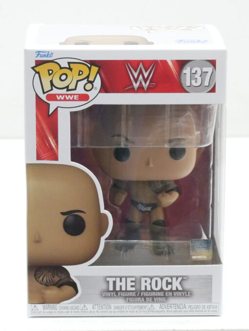 Wwe Pop! Vinile Figura The Rock (final) 9 Cm Funko (Spedito in 24 ore)