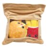 Yummis Together Peluche Figures 2 Pack Burger & Fries In Take Away Bag 21 Cm Joy Toy (it)