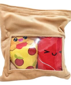 Yummis Together Peluche Figures 2 Pack Pizza & Cola In Take Away Bag 21 Cm Joy Toy (it)