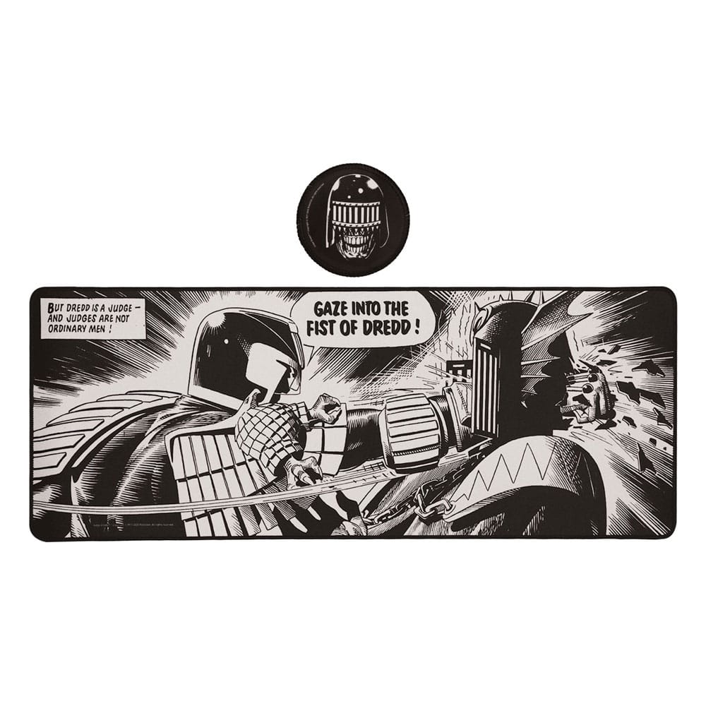 2000 Ad Desk Pad & Sottobicchiere Set Judge Dredd Fanattik