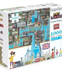 8-bit Pixel Puzzle London Level 3 1000 Pezzi Bopster