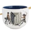 Attack On Titan Ramen Ciotola Con Bacchette Cinesi Survey Corps 414 Ml Just Funky