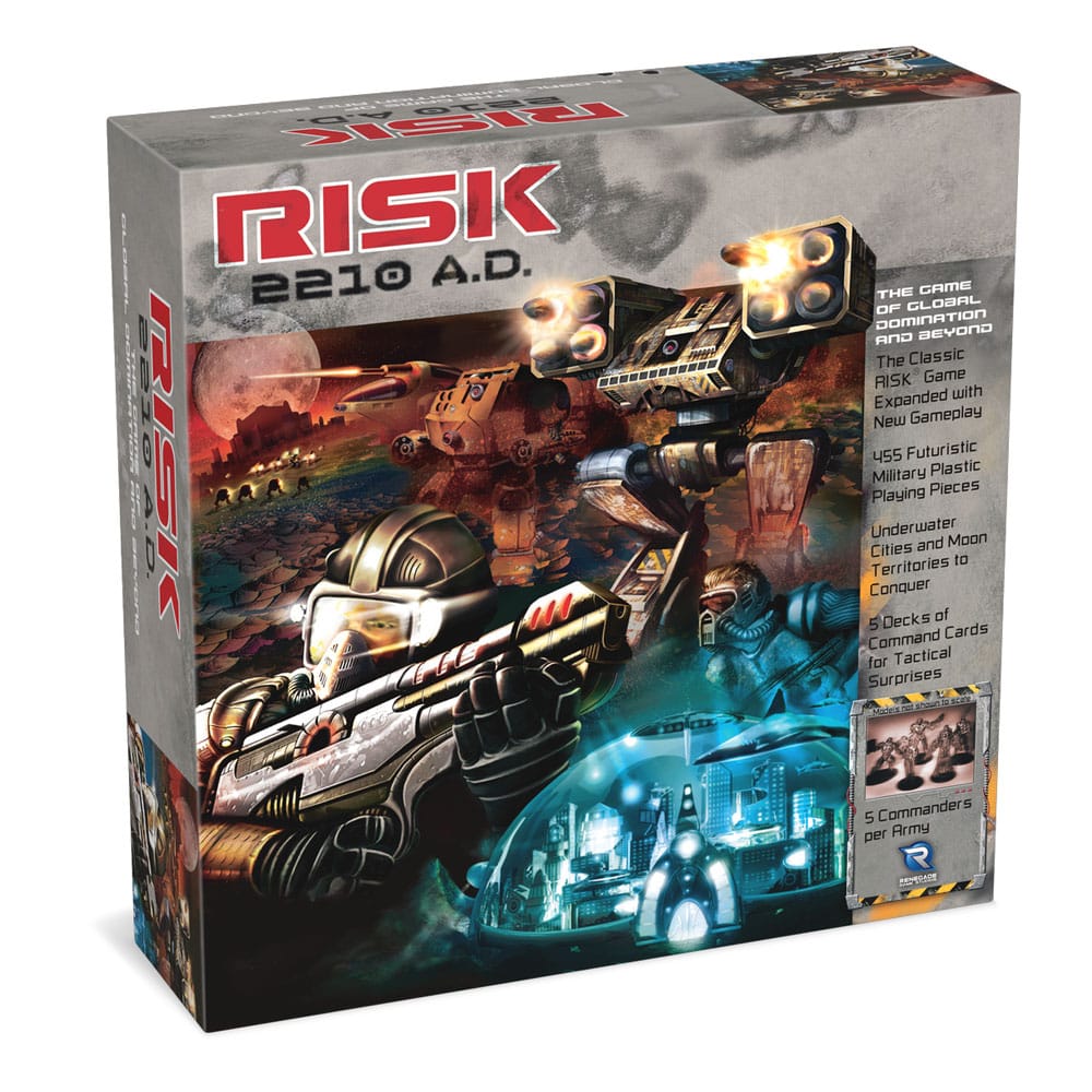 Avalon Hill Gioco Da Tavolo Risk 2210 A.d. *english Version* Renegade