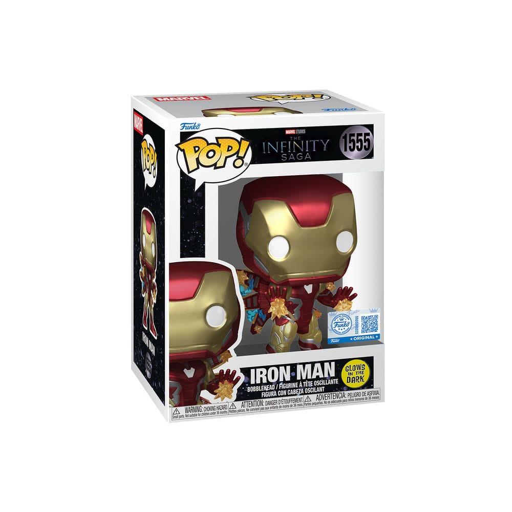 Avengers: Endgame Pop! Plus Vinile Figura Iron Man Beams (gw) 9 Cm Funko-Scatola Rovinata