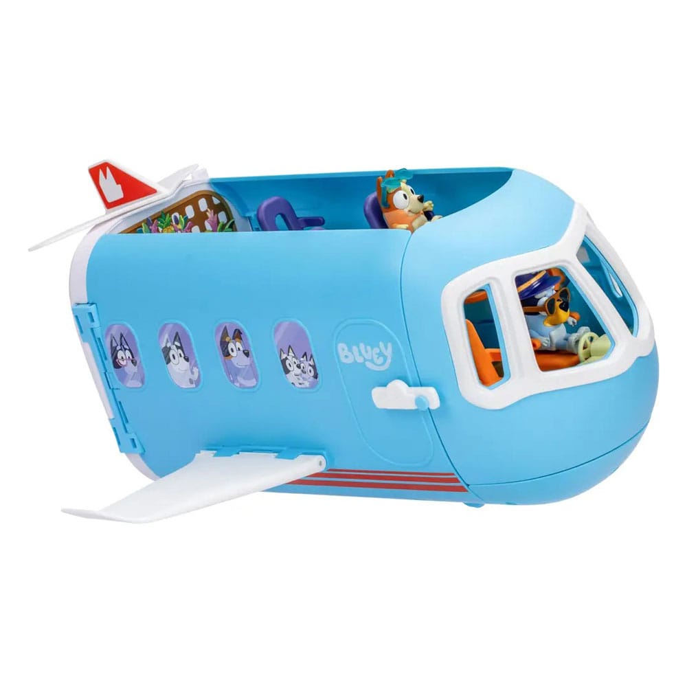 Bluey Mini Figura Playset Bluey Holiday 3in1 Set Moose Toys