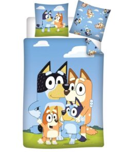 Bluey Policotton Copripiumino Letto 90cm Moose