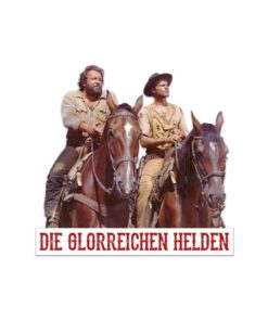 Bud Spencer & Terence Hill 3D Tin Sign Die Glorreichen Helden 45 X 45 Cm Blechwaren Fabrik Braunschweig