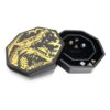 CritStones Arena Dice Tray Black Dragon (Yellow Lid) Glassstaff